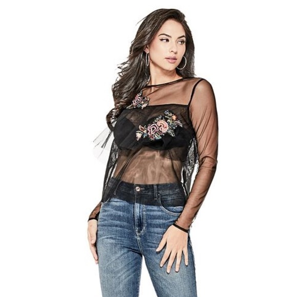 Guess Mesh Top - Picture 3 of 4